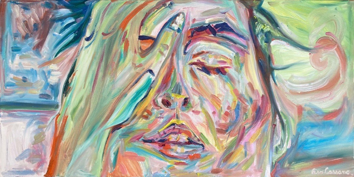 Silver — huile sur toile, 2024